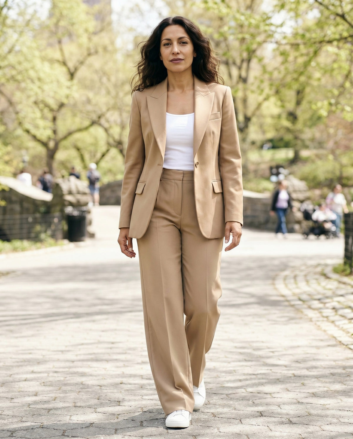 Long Sleeve Blazer and Wide Leg Matching Set
