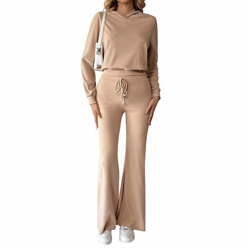 Ribbed Knit Long Sleeve Matching Set