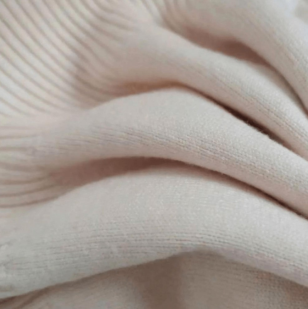 Ribbed Knit Long Sleeve Mock Neck Midi Sweater Dress