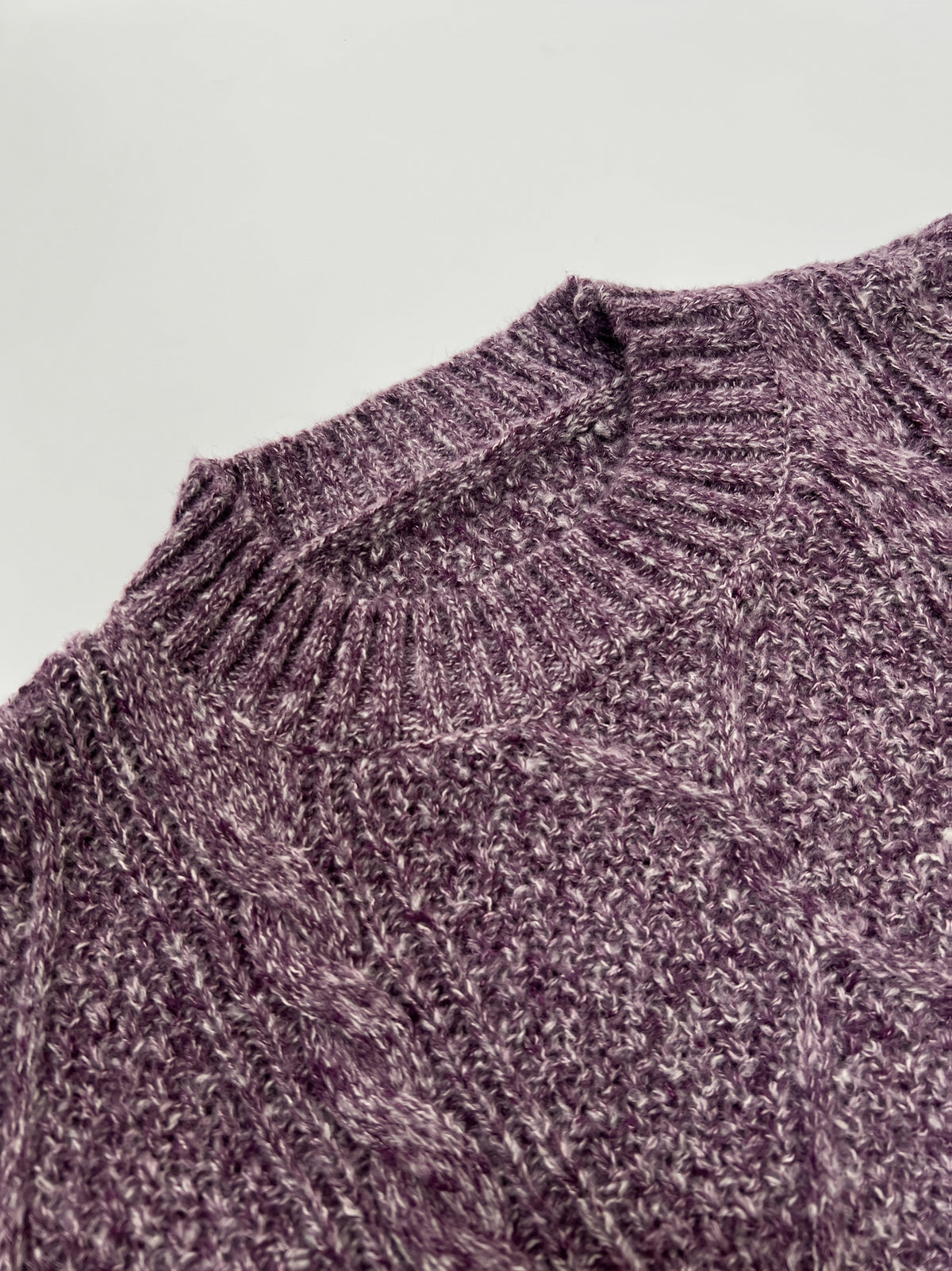 Cable Knit Long Sleeve Oversized Mini Sweater Dress
