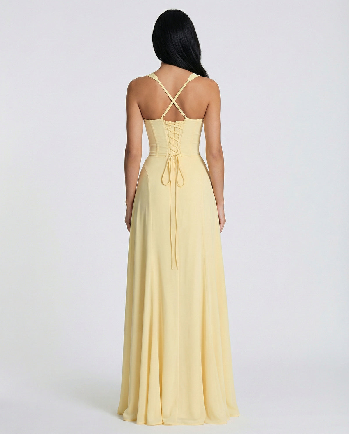 Corset Sweetheart Maxi Dress