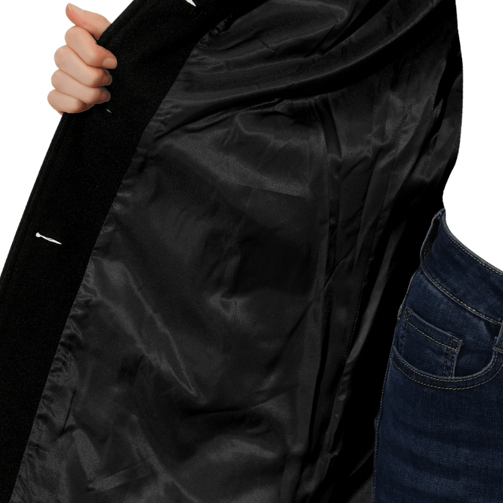 Fitted Collared Button Front Coat