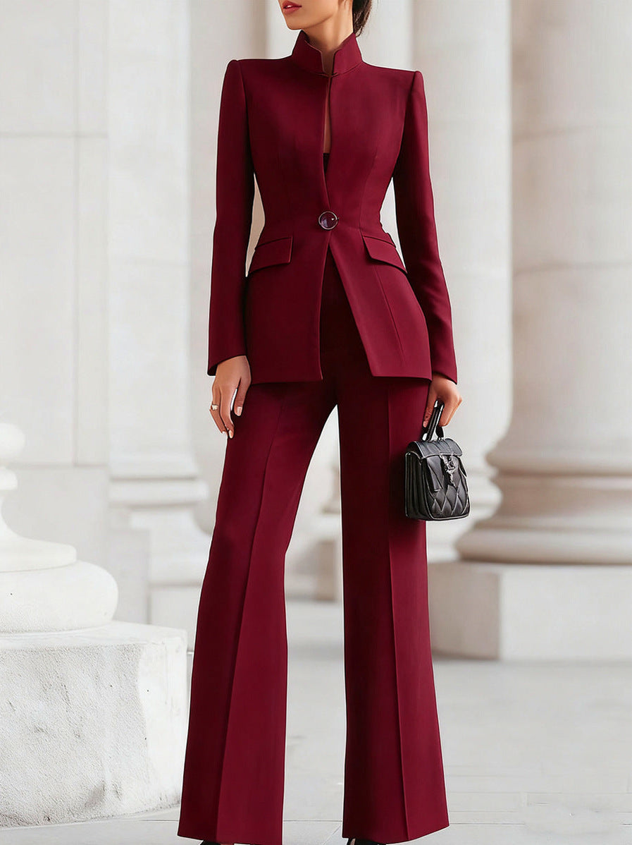 Fitted Long Sleeve Matching Set