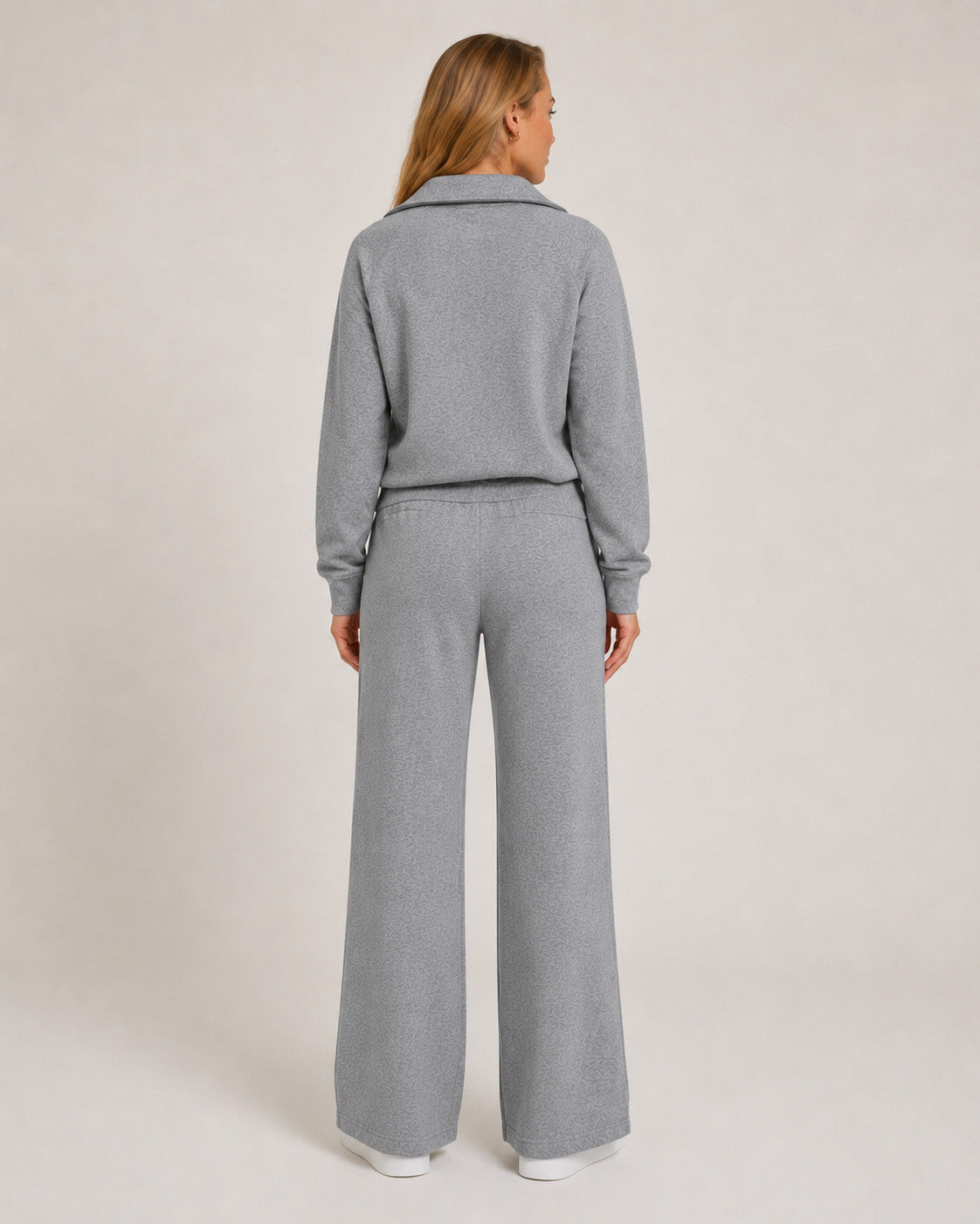 Fleece Half Zip Long Sleeve Matching Set