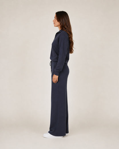 Fleece Half Zip Long Sleeve Matching Set
