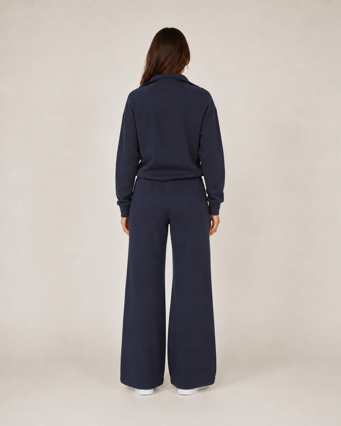 Fleece Half Zip Long Sleeve Matching Set