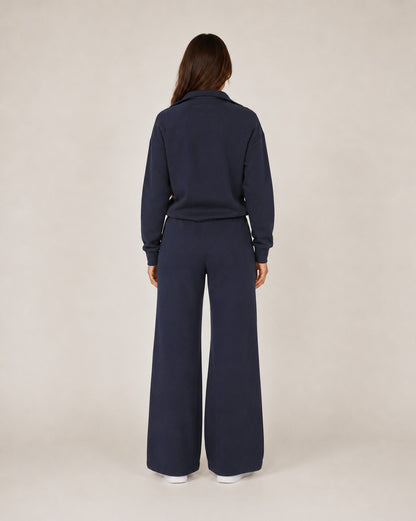 Fleece Half Zip Long Sleeve Matching Set