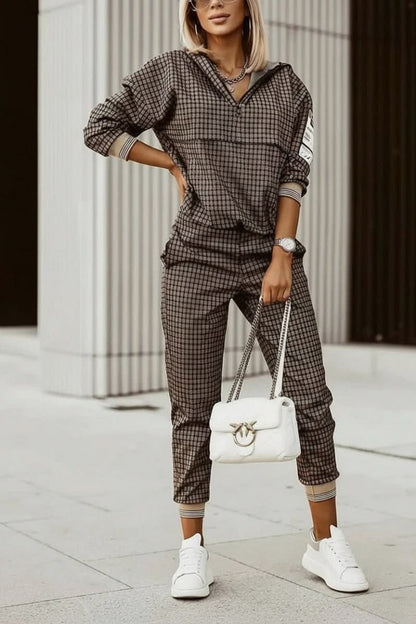 Geometric Long Sleeve Matching Set