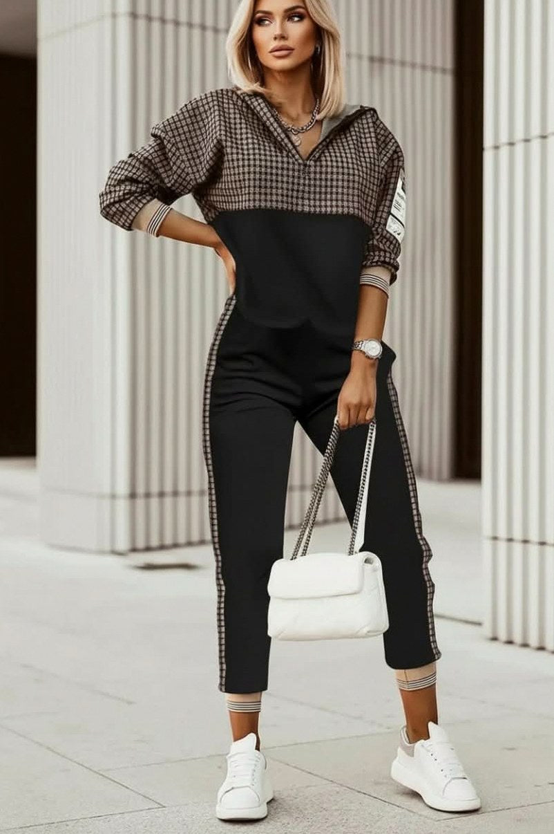 Geometric Long Sleeve Matching Set