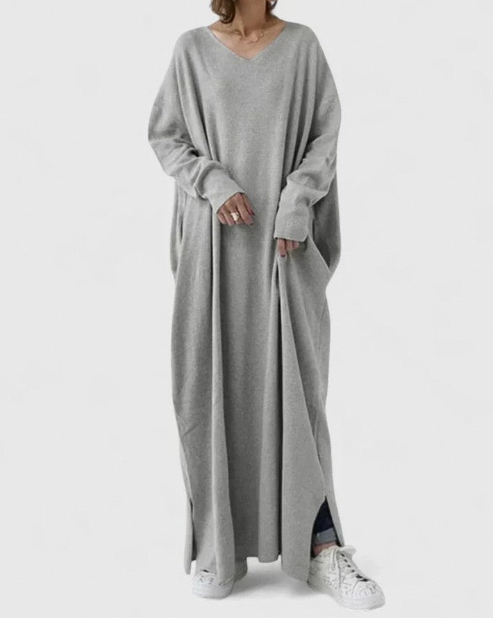 Knit Long Sleeve Maxi Dress