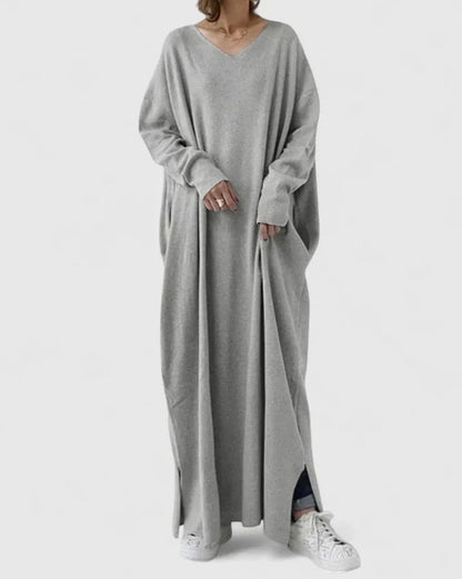 Knit Long Sleeve Maxi Dress