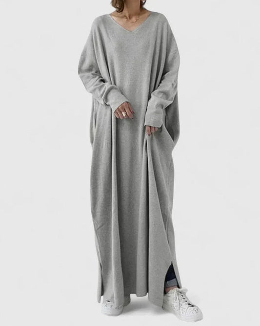 Knit Long Sleeve Maxi Dress