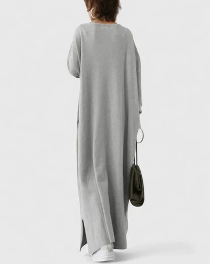 Knit Long Sleeve Maxi Dress