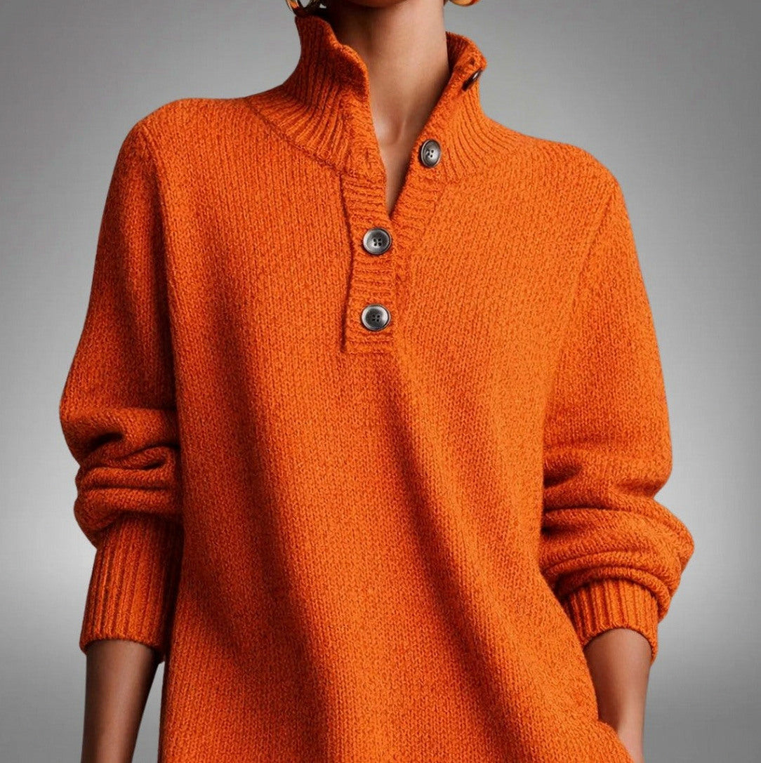 Knit Long Sleeve Midi Sweater Dress