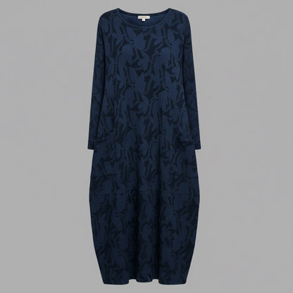 Knit Long Sleeve Midi Sweater Dress