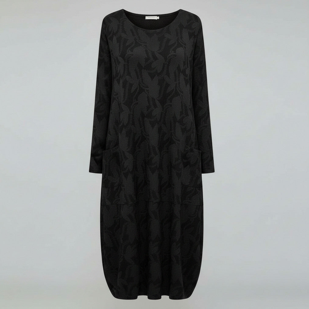 Knit Long Sleeve Midi Sweater Dress