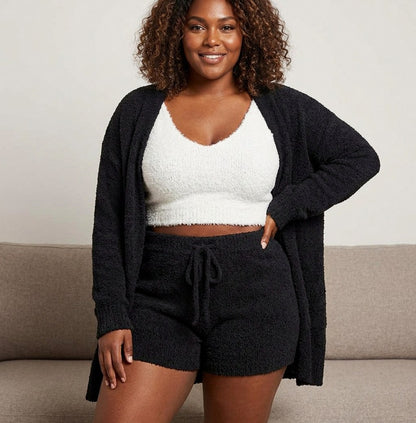 Knit Long Sleeve Three Piece Matching Set