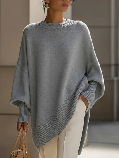 Knit Oversized Batwing Sleeve Sweater