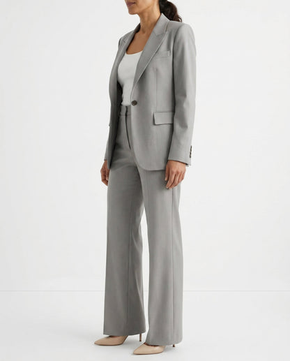 Long Sleeve Blazer and Wide Leg Matching Set