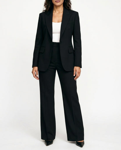 Long Sleeve Blazer and Wide Leg Matching Set