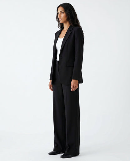 Long Sleeve Blazer and Wide Leg Matching Set