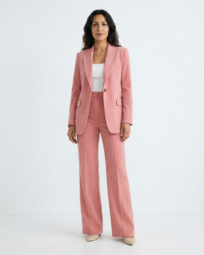 Long Sleeve Blazer and Wide Leg Matching Set