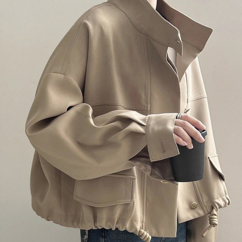 Long Sleeve Button Front Jacket
