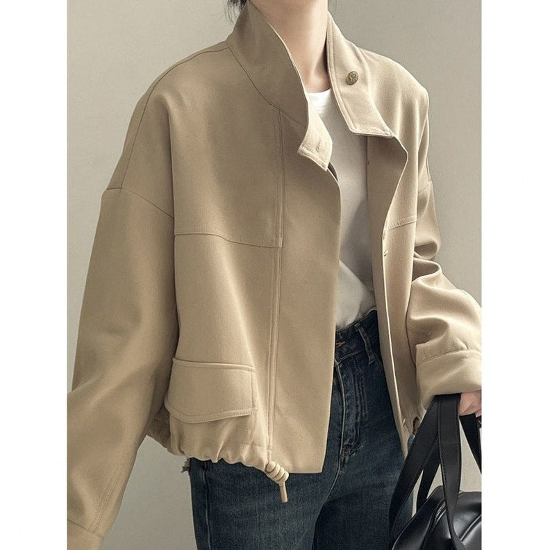 Long Sleeve Button Front Jacket