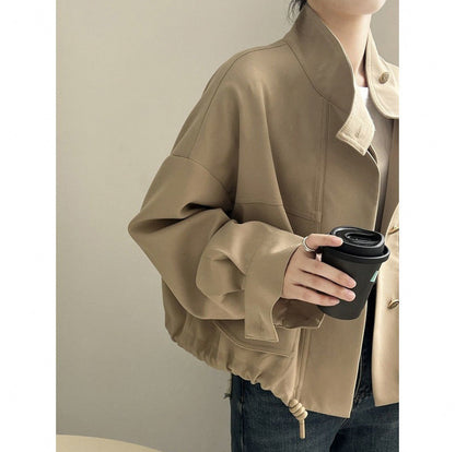 Long Sleeve Button Front Jacket