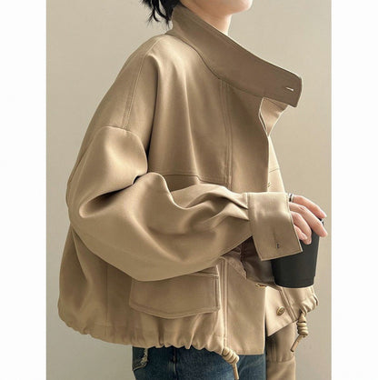 Long Sleeve Button Front Jacket