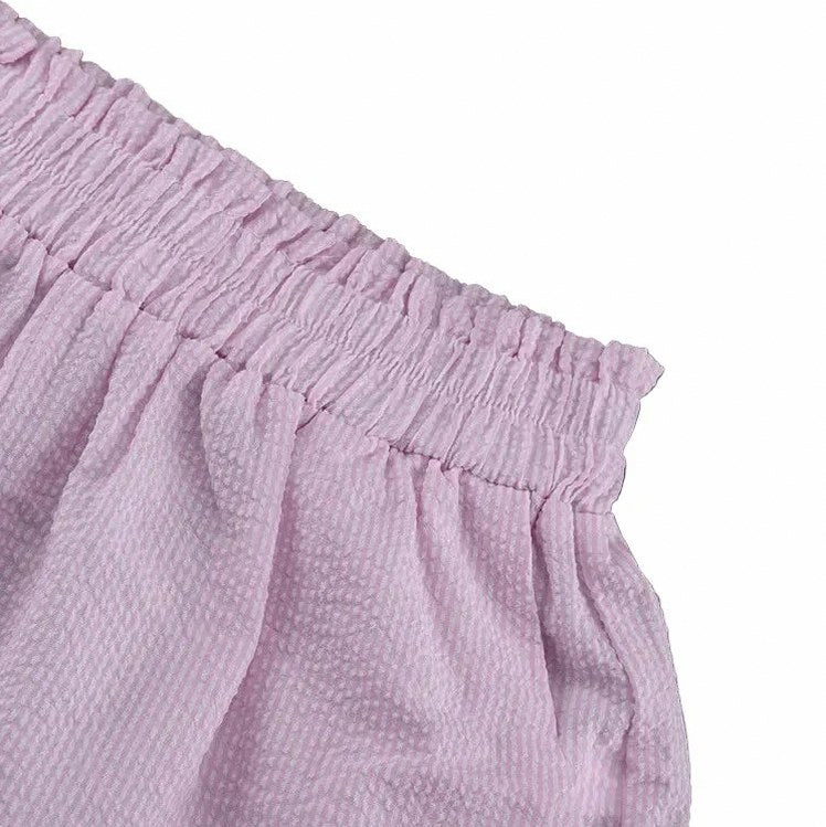 Long Sleeve Ruffle Button Down Matching Set