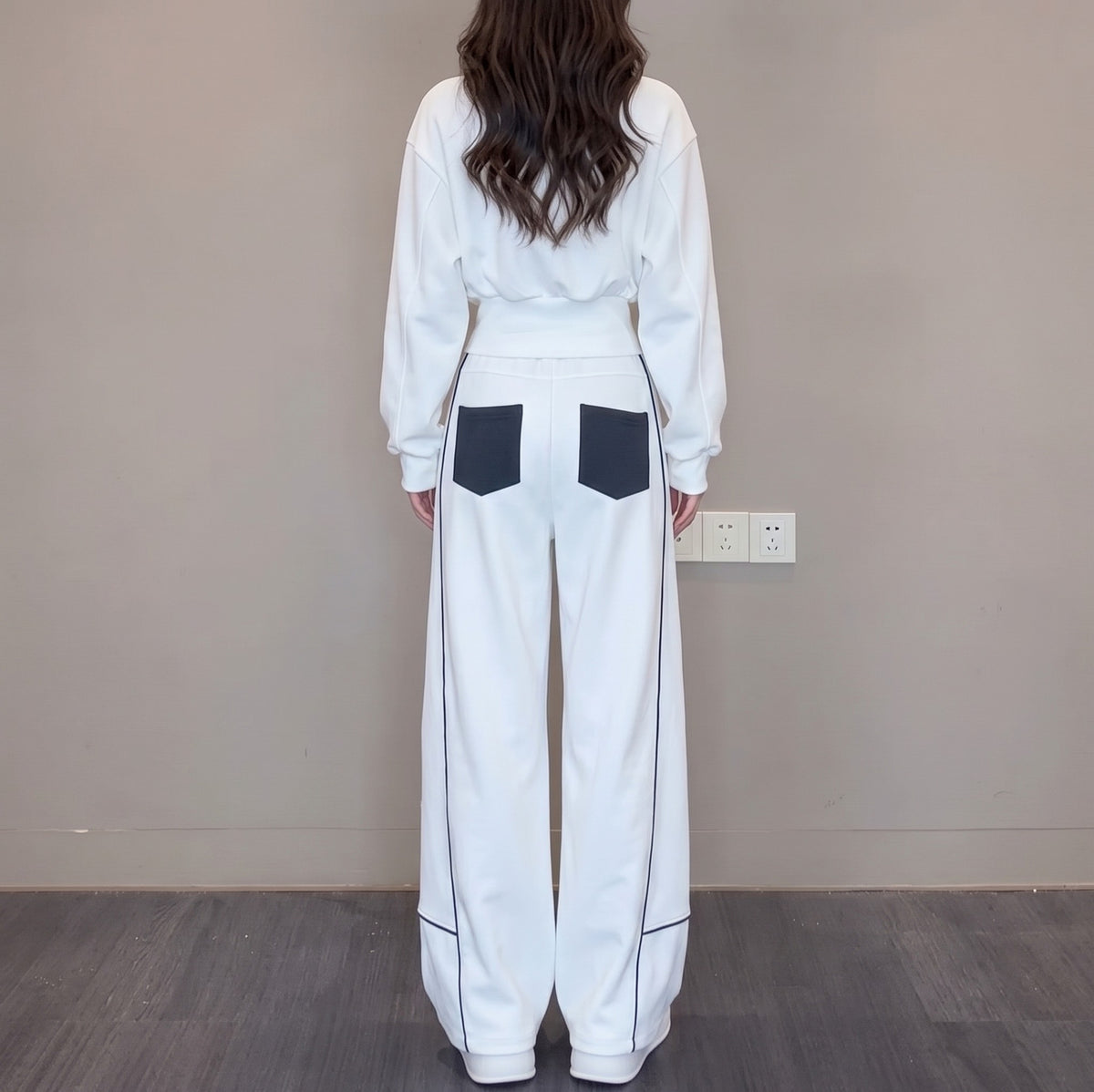 Long Sleeve Wide Leg Two Piece Set