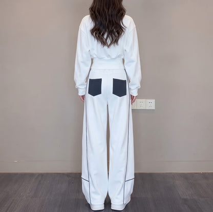 Long Sleeve Wide Leg Two Piece Set