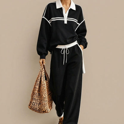 Long Sleeve Wide Leg Two Piece Set