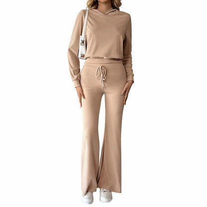 Ribbed Knit Long Sleeve Matching Set