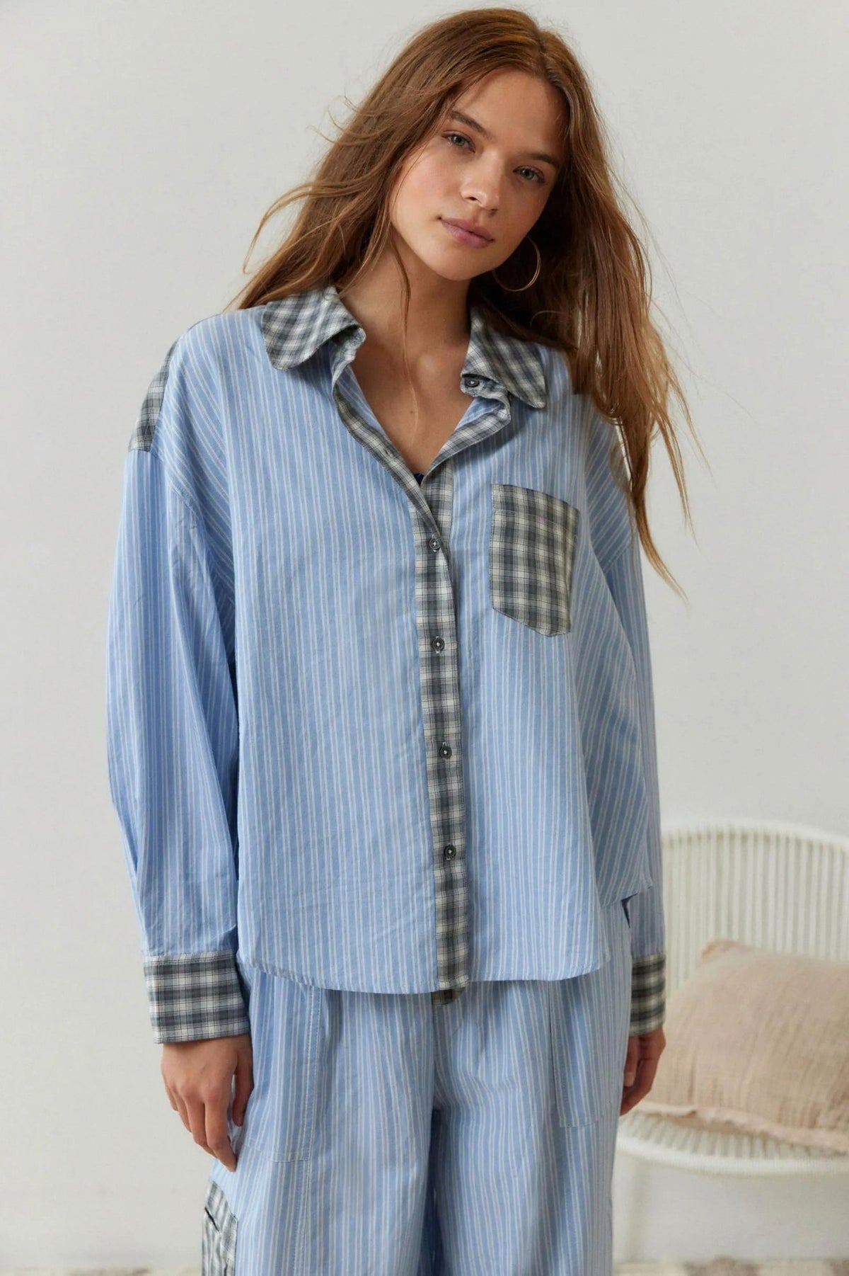 Striped Long Sleeve Matching Set