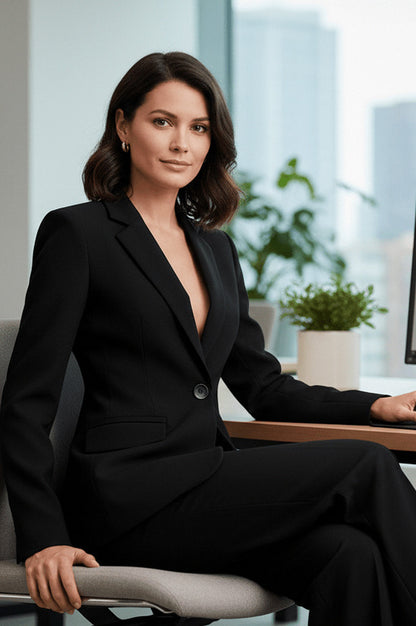 Tailored Long Sleeve Matching Set