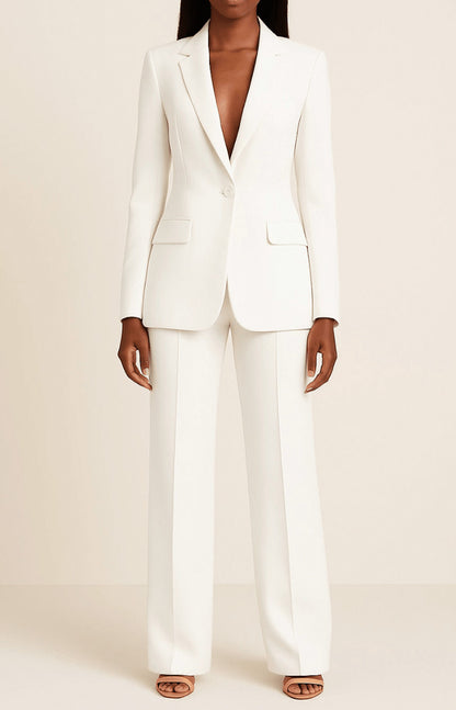 Tailored Long Sleeve Matching Set
