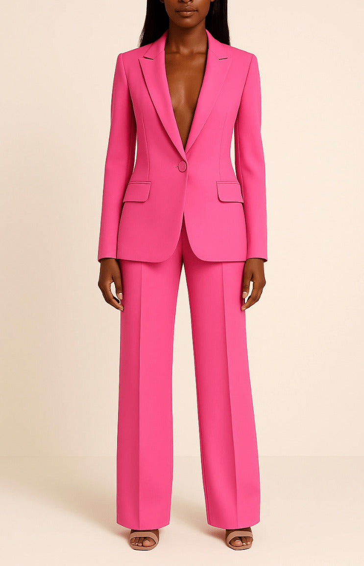 Tailored Long Sleeve Matching Set