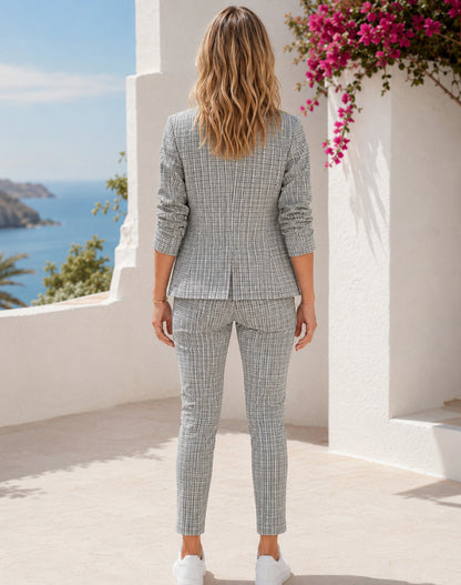 Tailored Long Sleeve Two Piece Set