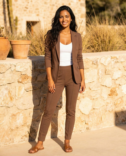 Tailored Long Sleeve Two Piece Set