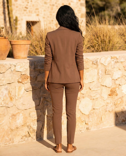 Tailored Long Sleeve Two Piece Set