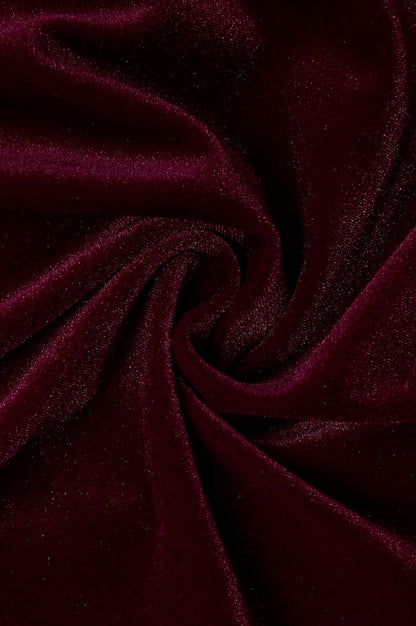 Velvet One Shoulder Pleated Maxi Dress